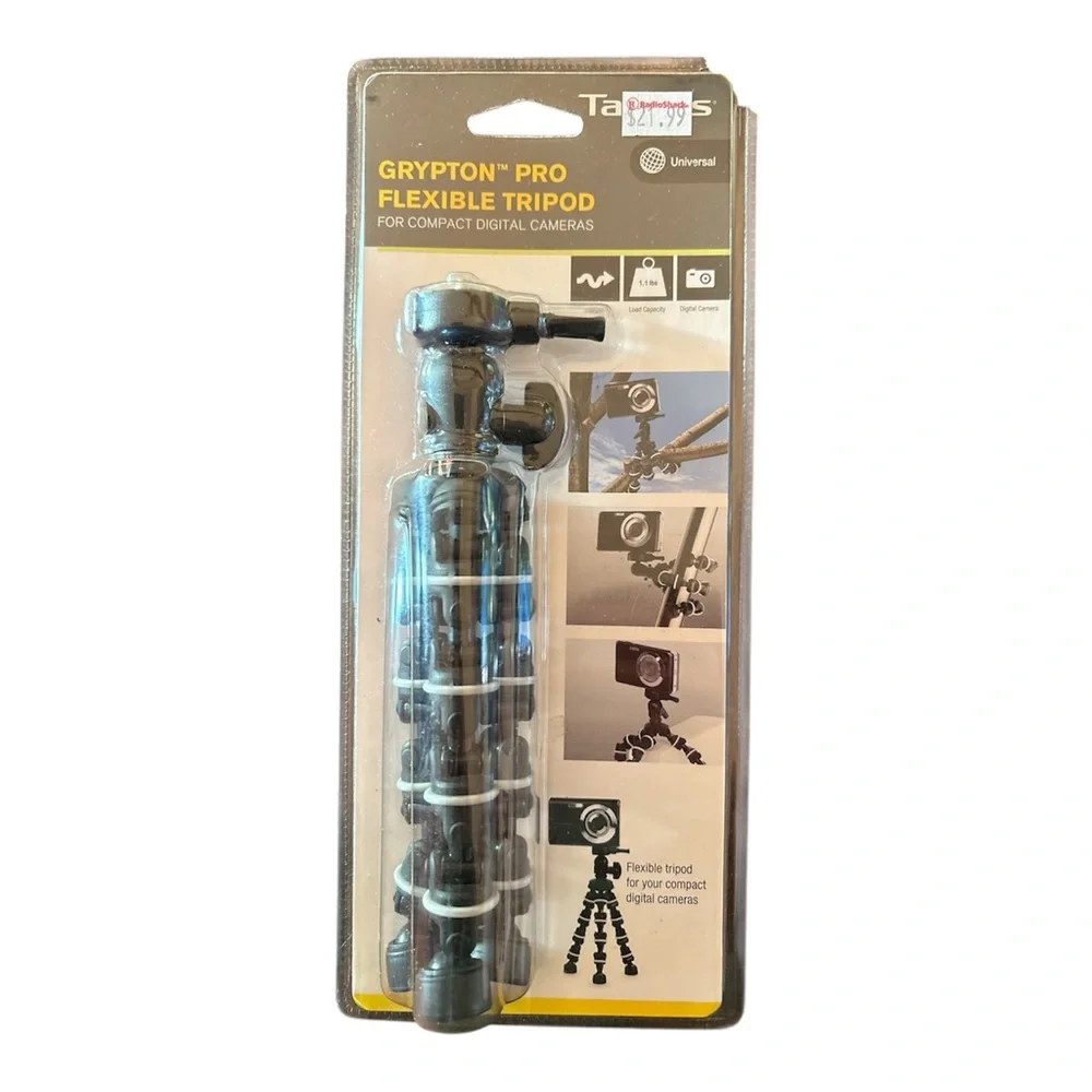 Targus GRYPTON PRO FLEXIBLE TRIPOD FOR COMPACT DIGITAL CAMERAS NEW IN PACKAGING